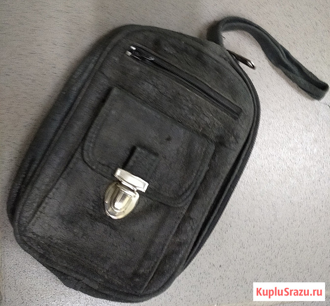Сумка для документов натуральная кожа чёрный цвет  - изображение 1