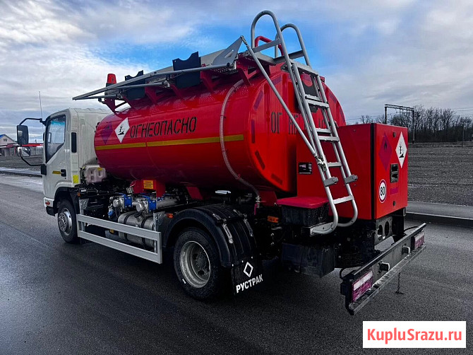 Автотопливозаправщик JAC N-90S, 4х2, бочка 6 куб.м., 2 секции Челябинск - изображение 2