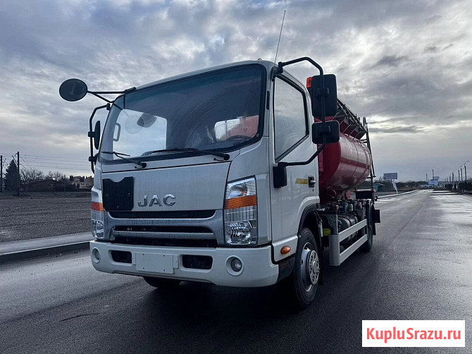 Автотопливозаправщик JAC N-90S, 4х2, бочка 6 куб.м., 2 секции Челябинск - изображение 1