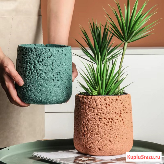 Кашпо из бетона для цветов Казань - изображение 1