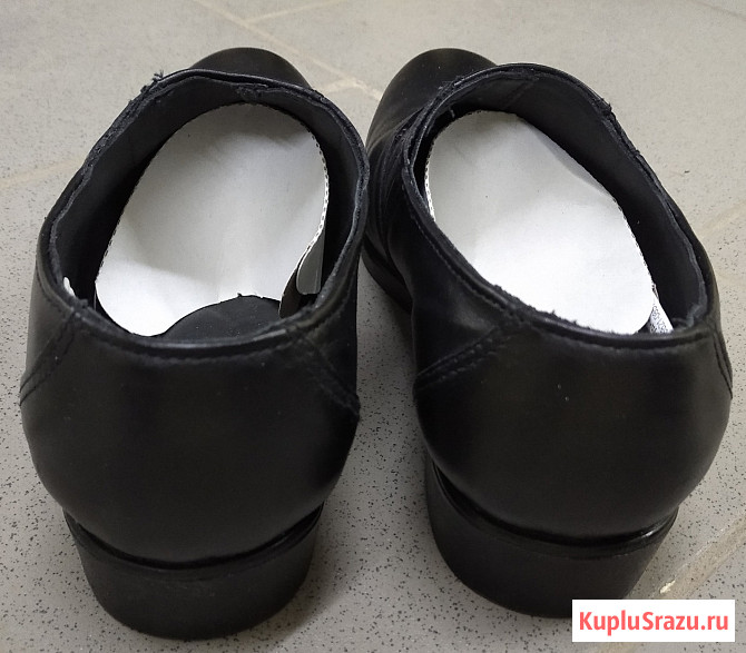 Полуботинки мужские хромовые натуральная кожа новые р. 38 Сыктывкар - изображение 3