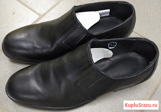 Полуботинки мужские хромовые натуральная кожа новые р. 38 Сыктывкар - изображение 2