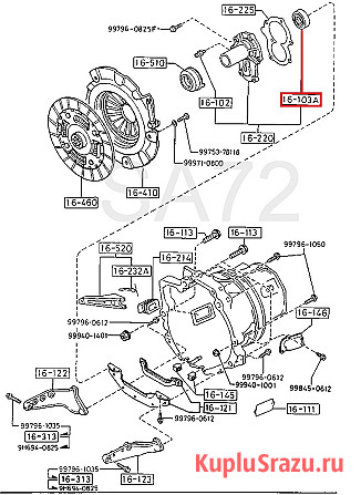 0603-16-103 Сальник вала первичного Mazda Москва - изображение 2