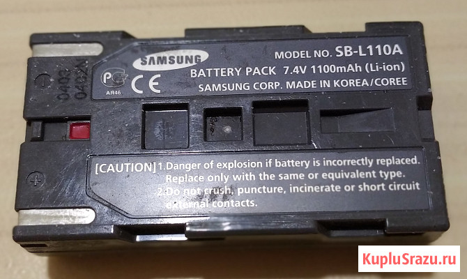 Аккумуляторная батарея Samsung SB-L110A Сыктывкар - изображение 2