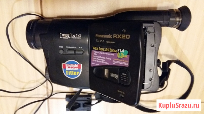 Видеокамера Panasonic RX20 VHS-C Сыктывкар - изображение 1