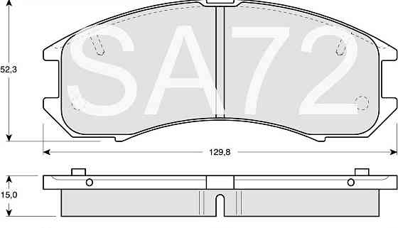 G225-33-28Z Колодки тормозные передние Mazda Москва