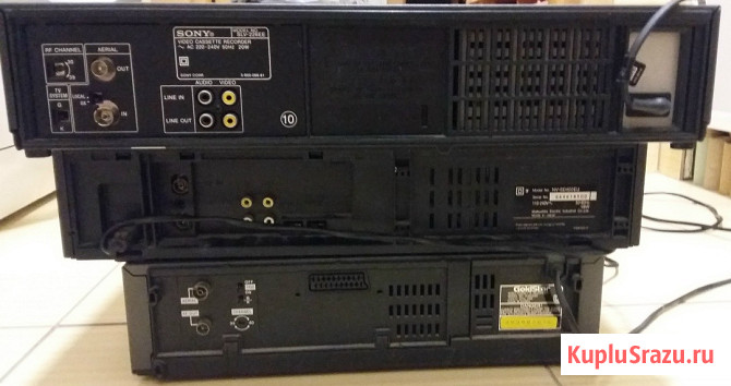 Видеомагнитофон SONY SLV-226EE + Panasonic + GoldStar Сыктывкар - изображение 2