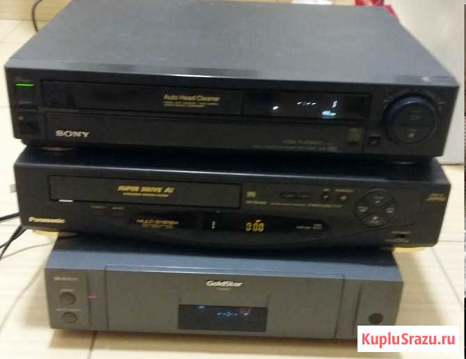 Видеомагнитофон SONY SLV-226EE + Panasonic + GoldStar Сыктывкар - изображение 1