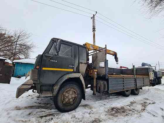 Услуги крана-манипулятора КАМАЗ 10 тонн с КМУ 3 тонны Самара