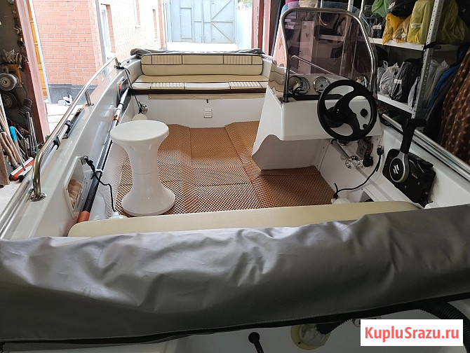 Продается катер "Кайман 42" с мотором Suzuki 40 в комплекте с тентами и трейлером в отличном состоя Самара - изображение 3