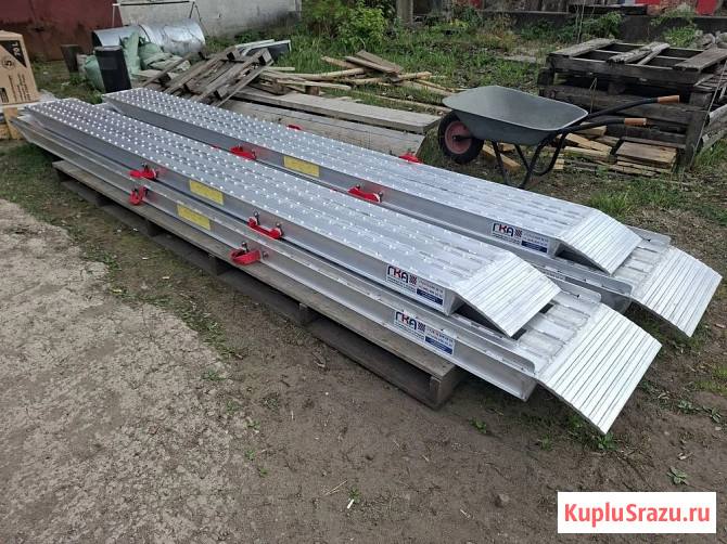 Аппарели для погрузки гусеничной и колесной техники 8-10 тонн Санкт-Петербург - изображение 1